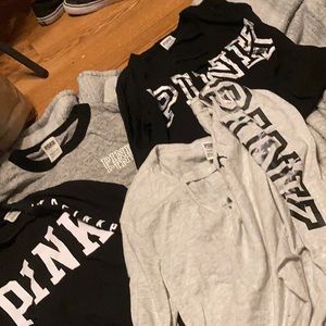 Bundle of VS Pink shirts